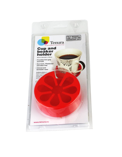 red cup coaster in packaging